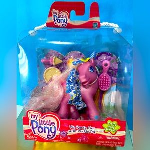 MY LITTLE PONY G3 NWT 2003 PIE PARTY FUN WITH PINKIE PIE PLAYSET #60219 HASBRO